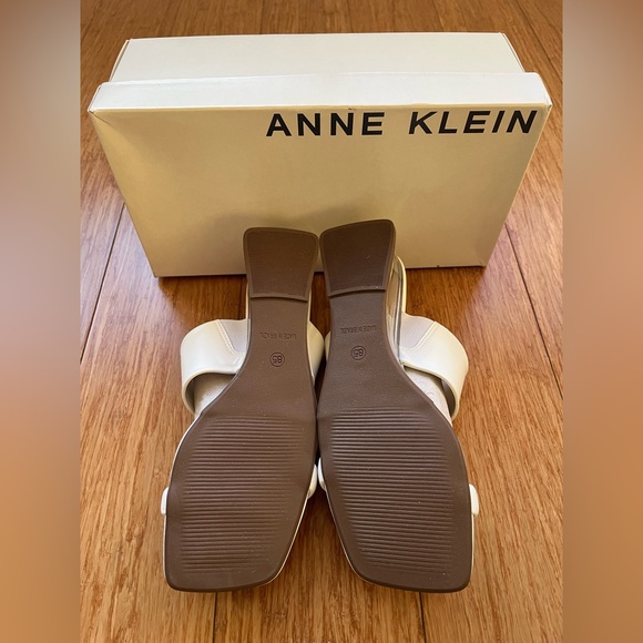 Anne Klien wedge white sandals Iflex technology super comfy sz 8.5 New in Box - Picture 3 of 7